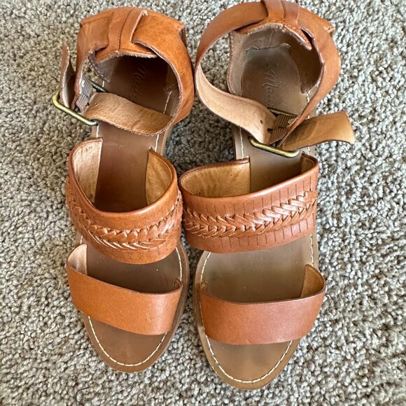 Madewell leather sandals 7 Brown Tan - Picture 2 of 7